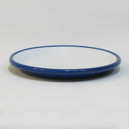 Enamel Plate 20 cm Navy Blue