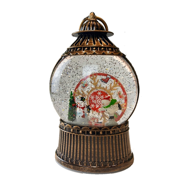 Snow Globe Plastic Lantern LLM-HDY0003