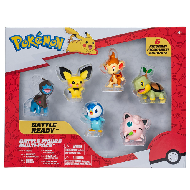 Pokemon Battle 6-Piece Figure Set