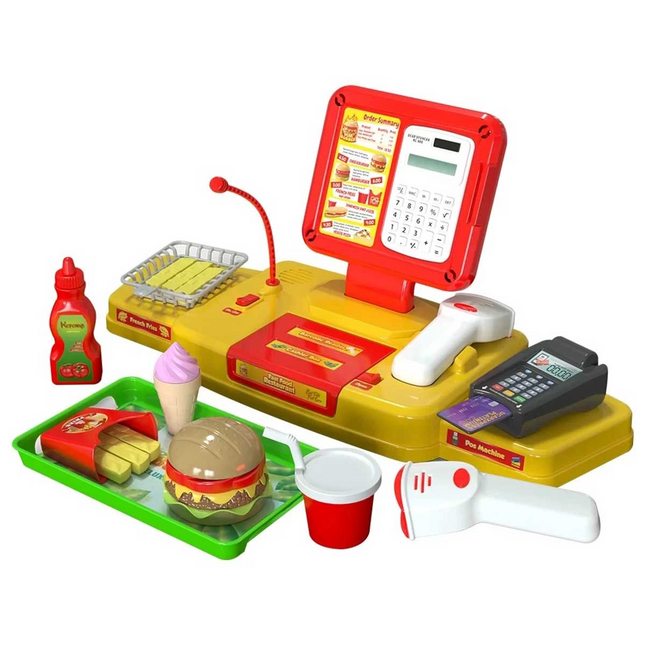 Hamburger Shop Cash Register Set