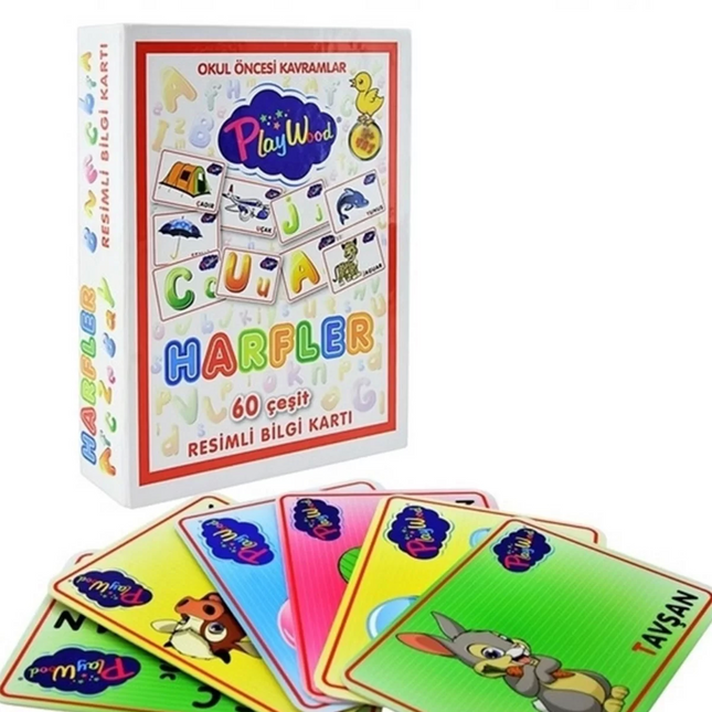 Playwood Educational Picture Flashcard Letters