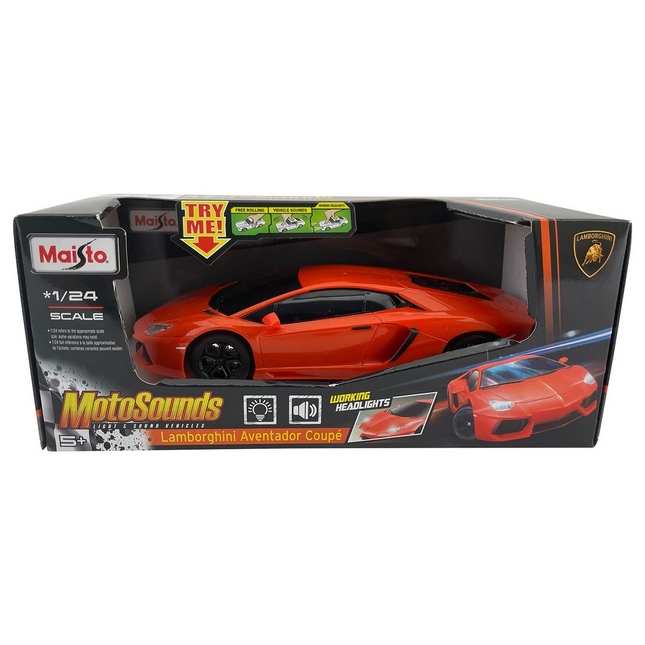 Maisto 1/24 Lamborghini Aventador Coupe Light and Sound Model Car