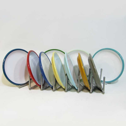 Enamel Plate 20 cm Mint Blue