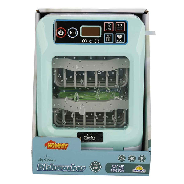 Hommy Green Dishwasher with Sound and Light
