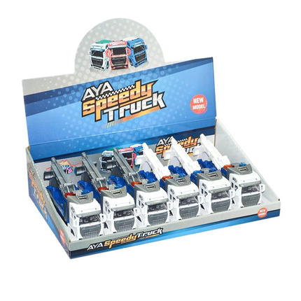 Pullback Police Tow Truck 21 cm