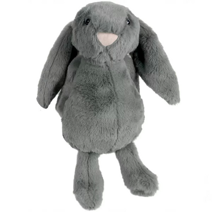Sleeping Companion Rabbit Plush Gray 34 cm