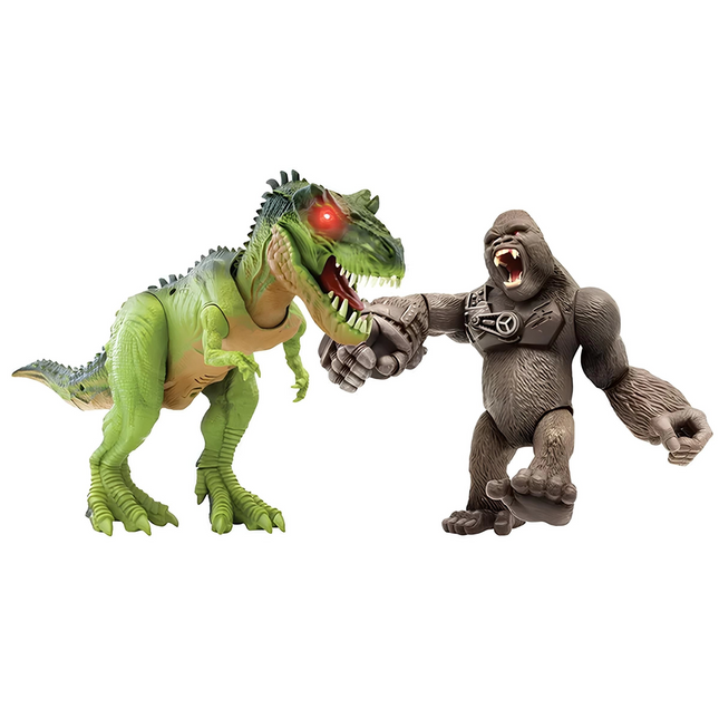 Primal Clash Gorilla vs T-rex Sound and Light Game Set