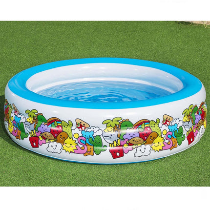 Bestway Inflatable Jumbo Patterned Pool 51122