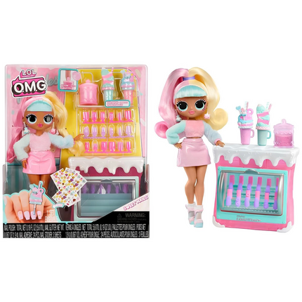 LOL Surprise OMG Sweet Nails Candylicious Sprinkles Shop Game Set