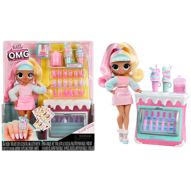 LOL Surprise OMG Sweet Nails Candylicious Sprinkles Shop Game Set