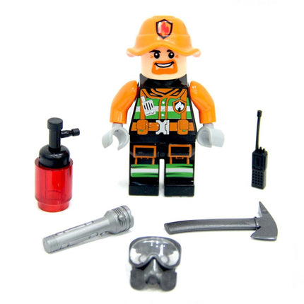 Firefighter Figure Lego Set with Accessories