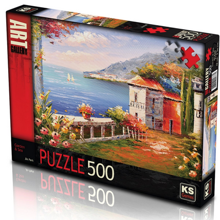 KS Games Garden &amp; Sea Jin Park Puzzle 500 Pieces 20058