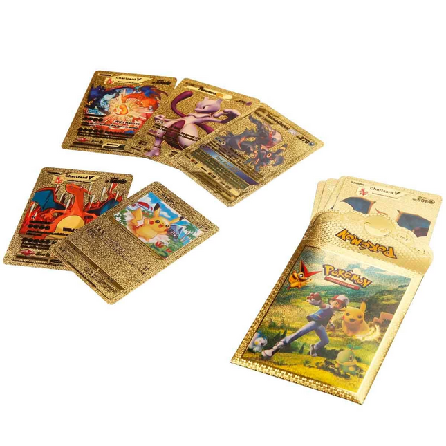 Pokemon Gold Trading Card 10 Pack