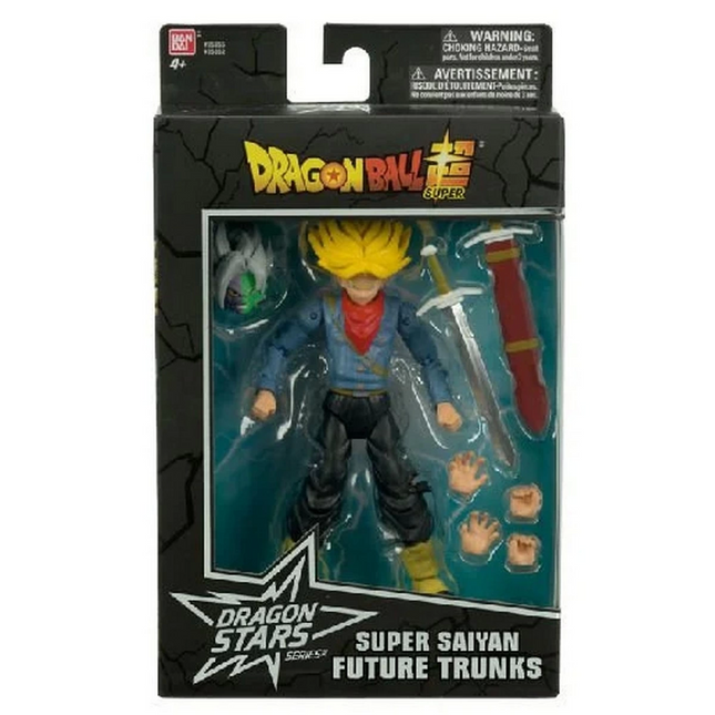 Bandai Dragon Ball Super Saiyan Future Trunks Posable Figure