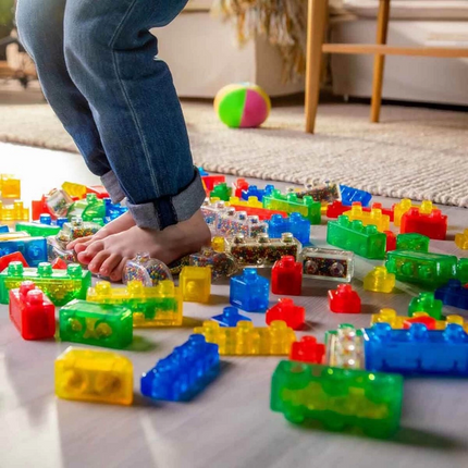 2in1 Jelly Blox Block Set with Storage Box 30 Pieces