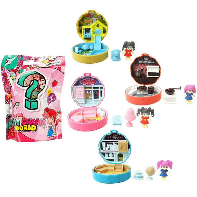 Portable Dollhouse Mini Figure Surprise Package