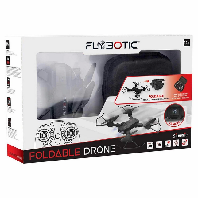 Foldable Drone with Light, USB Charger, Camera and Remote Control Drone