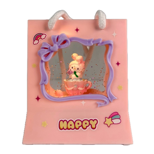 Snow Globe Plastic Shopping Bag LLM-HDY0048