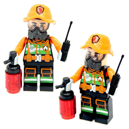 Firefighter Figure Lego Set with Accessories