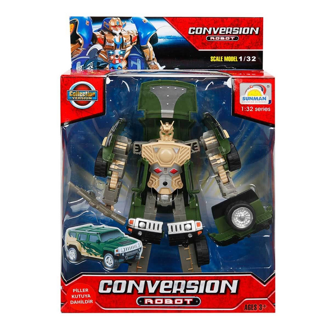 1:32 Transforming Robot with Sound and Light