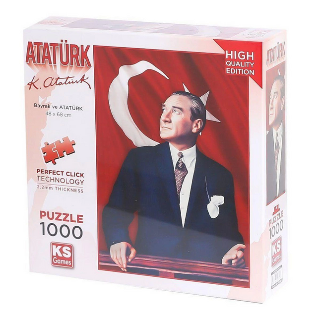 KS Games Atatürk and Turkish Flag Puzzle 1000 Pieces 20728