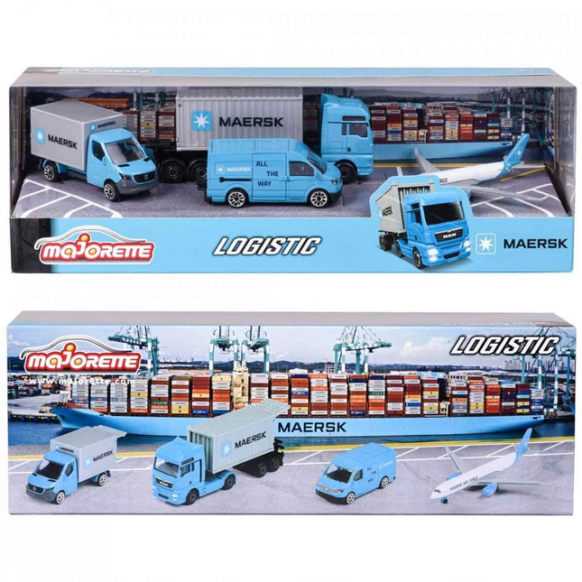 Majorette Maersk Themed Logistics 4-Pack Collection