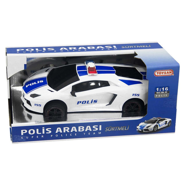 1:16 Sliding Police Car