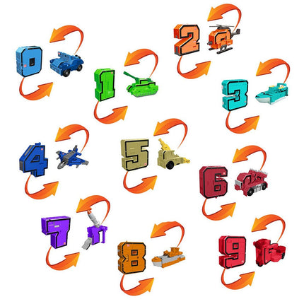 Pocket Morphers Transforming Numbers