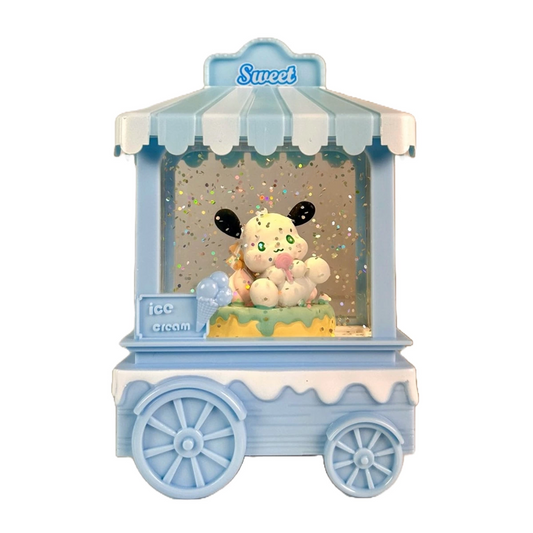 Snow Globe Plastic Ice Cream Cart LLM-HDY0112