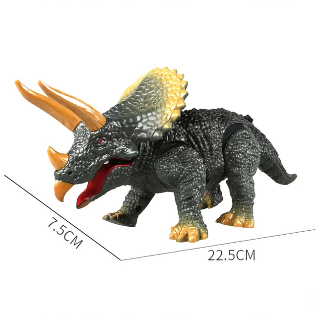 Remote Control Battery Powered Triceratops Dinosaur