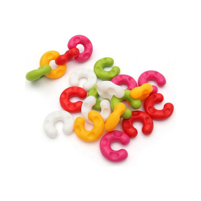 Colored Rings 24 Pieces