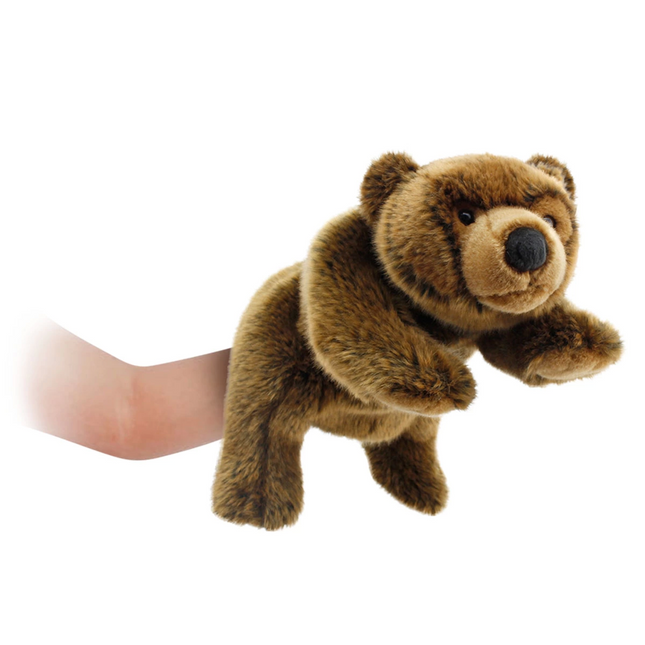 Brown Bear Puppet 30 cm
