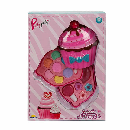 Cupcake Shaped 2-Layer Makeup Beauty Set