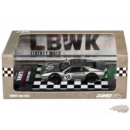 Inno 1/64 LBWK 308 GTB Gray IN64 Gray