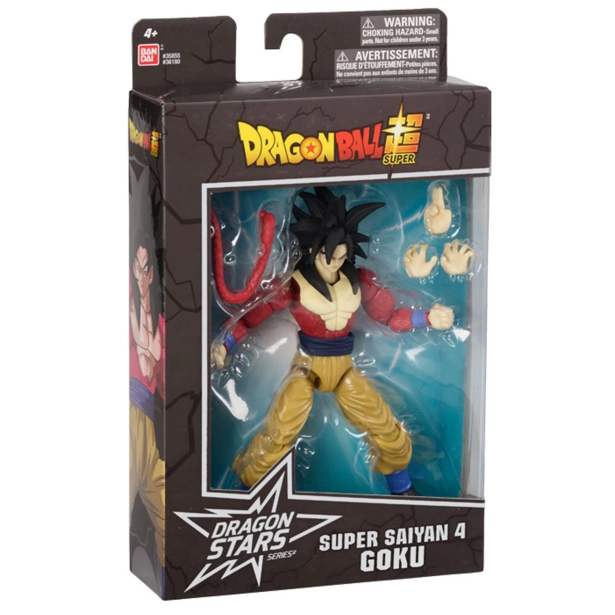 Bandai Dragon Ball Super Saiyan 4 Goku Posable Figure 16 cm