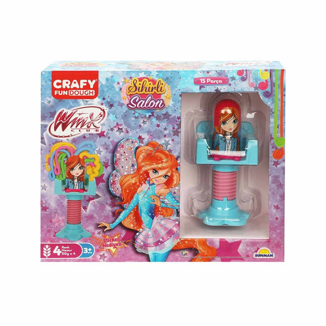 Crafy Winx Magic Salon Play Dough Set 15 Pieces