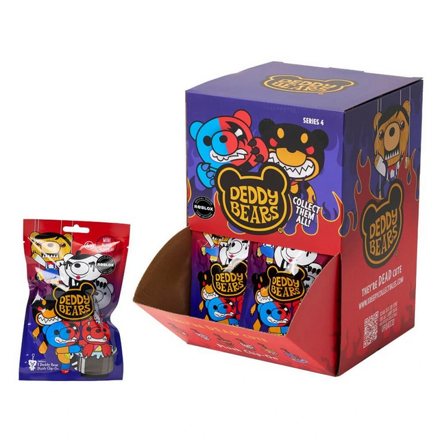 Deddy Bears Klipsli Peluş Seri 4 Sürpriz Paket