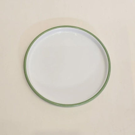 Enamel Pizza Tray No. 22 Nile Green