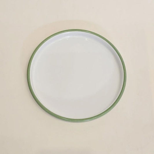 Enamel Pizza Tray No. 22 Nile Green