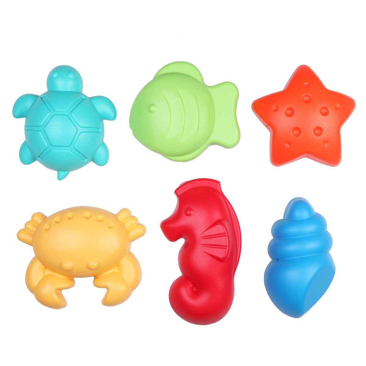LC Lets Be Child Sea Animals Sand Mold 6 Pieces