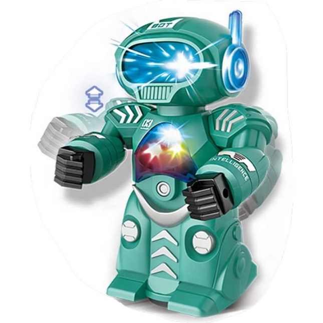 Boxed Light and Sound Robot