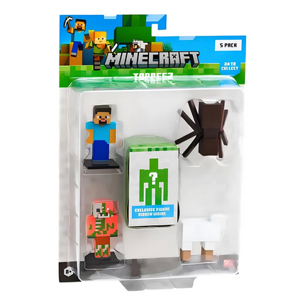 Minecraft 3D Figure Toppeez 5-Pack