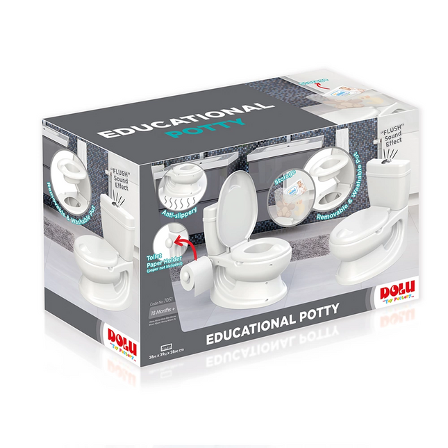 Dolu Eğitici Lazımlık Beyaz