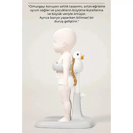 Ergonomik Ördekli Bebek Banyo Yıkama Yardımcısı