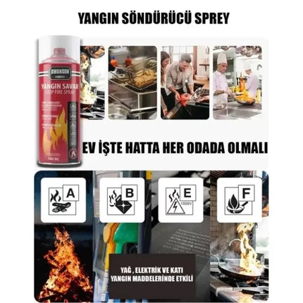 Yangın Savar Tüpü Sprey