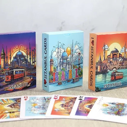 İstanbul Temalı İskambil Oyun Kartı