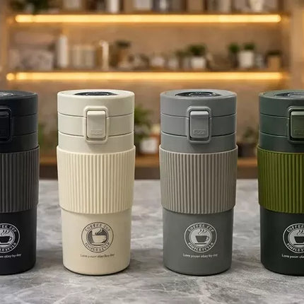 350 ml Paslanmaz Çelik Dereceli Termos Mug Bardak