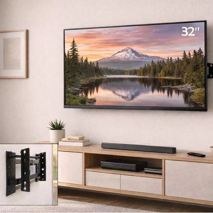 22 İnç ve 44 İnç - 32 İnç Sabit TV Askı Aparatı - LCD LED TV Uyumlu - 56-140 cm