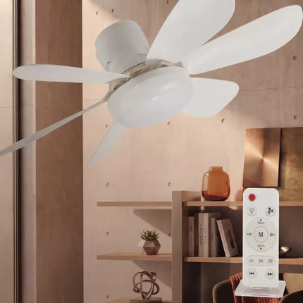 LED Tavan Vantilatörü - Avize - 52 cm - Zaman Ayarlı - Uzatma Duy Aparatlı
