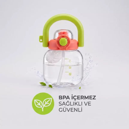 Sporcu Matarası - 600 ml - BPA İçermez - Sızdırmaz Kapaklı